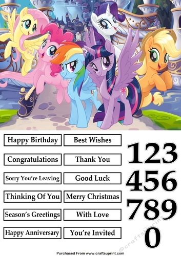 My Little Pony Group 2 Quick Card