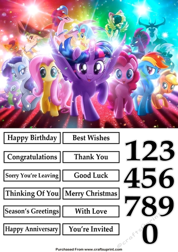 My Little Pony Movie Group Dash Quick Card