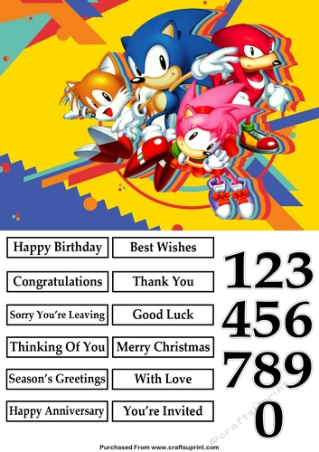 Sonic the Hedgehog, Tails, Amy & Knuckles