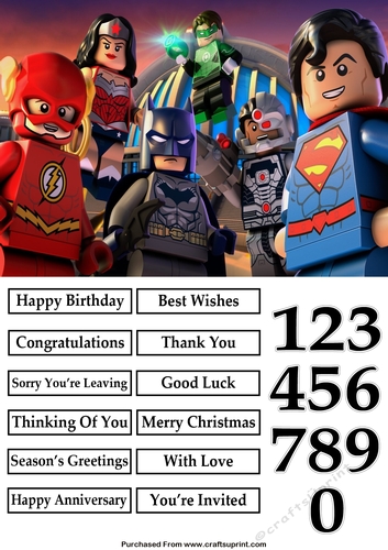 Justice League Lego