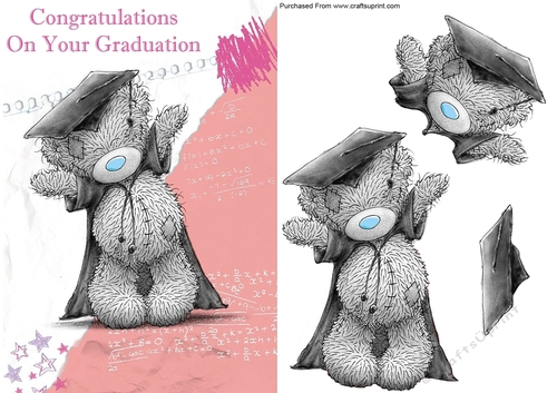 Tatty Teddy Congratulations Graduation Card