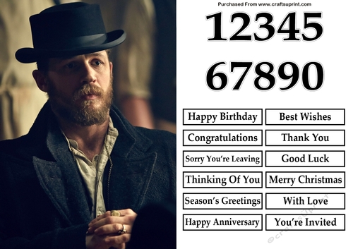 Peaky Blinders 5 A5 Quick Card 
