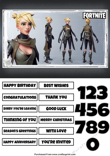 Fortnite 10 Quick Card Any Occasion