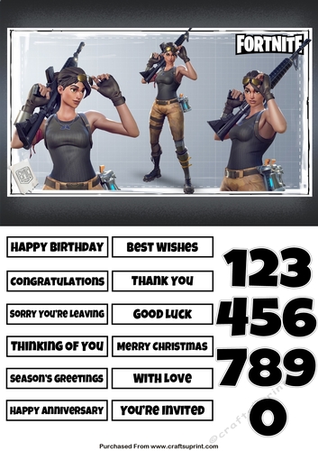 Fortnite 11 Quick Card Any Occasion