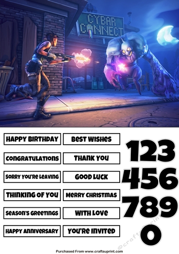 Fortnite 12 Quick Card Any Occasion