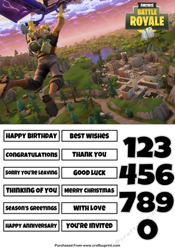 Fortnite 13 Quick Card Any Occasion