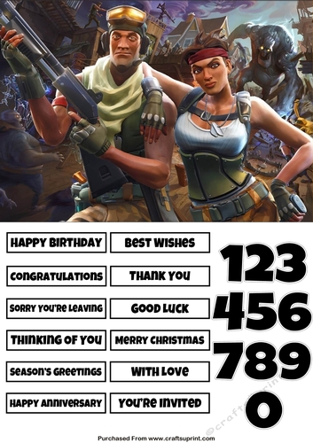 Fortnite 16 Quick Card Any Occasion
