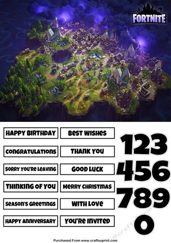 Fortnite 17 Quick Card Any Occasion