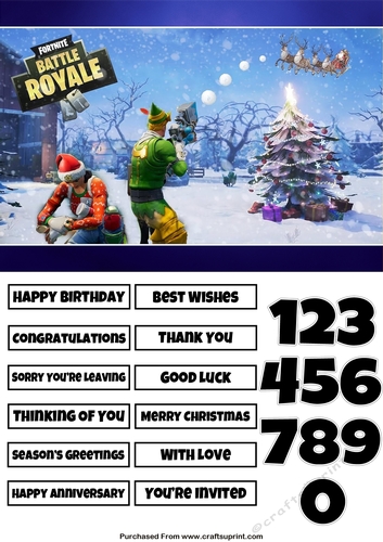 Fortnite 18 Quick Card Any Occasion