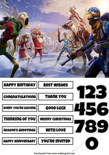 Fortnite 19 Quick Card Any Occasion
