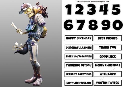 Fortnite 26 Quick Card Any Occasion
