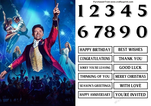 The Greatest Showman Quick Card