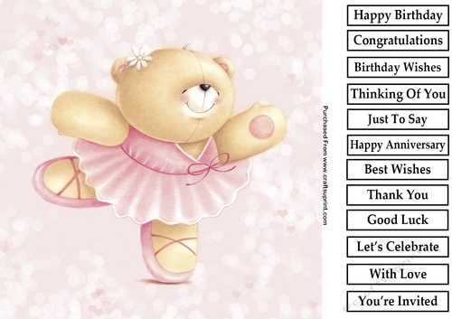 Forever Friends 7 8x8 Quick Card