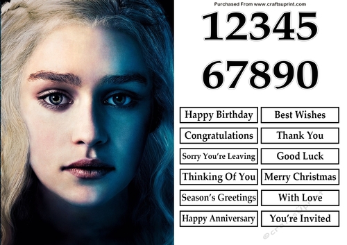 Game of Thrones 8 Quick Card