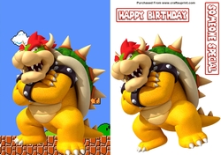 Bowser A5 Decoupage