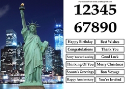 Statue Of Liberty A5 Quick Card