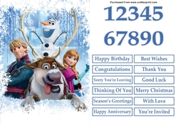 Frozen Fun A5 Quick Card