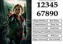 Harry Potter 4 A5 Quick Card