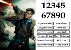 Harry Potter 7 A5 Quick Card