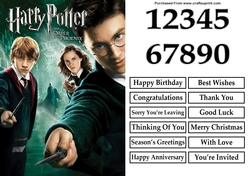 Harry Potter 11 A5 Quick Card