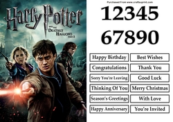 Harry Potter 13 A5 Quick Card