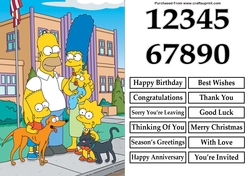 The Simpsons 2 A5 Quick Card