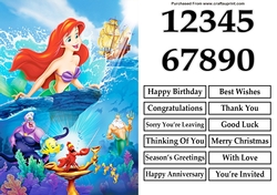 The Little Mermaid 1 A5 Quick Card