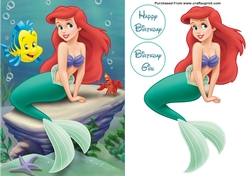 The Little Mermaid 2 A5 Quick Card