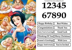 Snow White 2 A5 Quick Card
