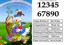 Donald Duck A5 Quick Card