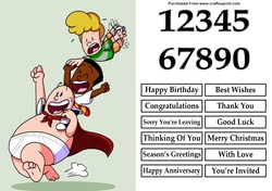 Captain underpants A5 Quick Card