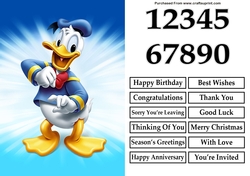 Donald Duck A5 Quick Card