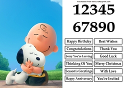 Snoopy 2 A5 Quick Card