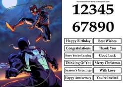 Spiderman 4 A5 Quick Card