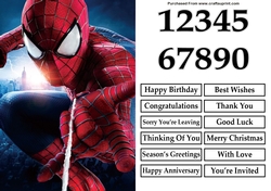 Spiderman 5 A5 Quick Card