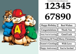 Alvin And The Chipmunks A5 Quick Card