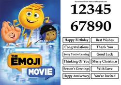 Emoji Movie A5 Quick Card