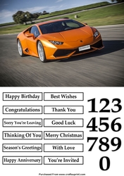Lamborghini A5 Quick Card