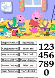 Peppa Pig and George Playing with Toys