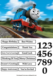 Thomas The Tank Engine 2 A5 Quick Card