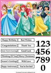 Princesses A5 Quick Card