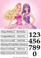 Barbie Quick Card