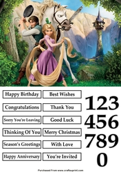 Tangled Funny A5 Quick Card