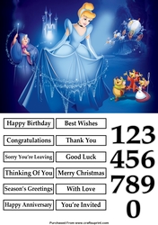 Cinderella 2 A5 Quick Card