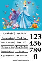 Cinderella 3 A5 Quick Card