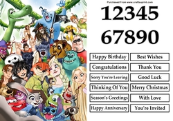 Disney Selfie A5 Quick Card