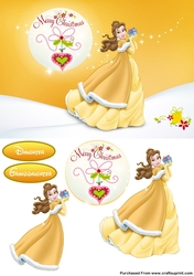 Belle Christmas Princess Step By Step
