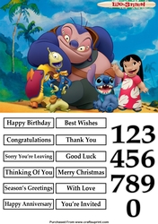 Lilo and Stitch A5 Quick Card