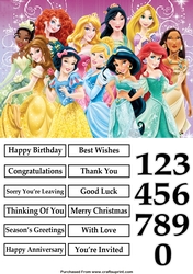 Princess Group A5 Quick Card