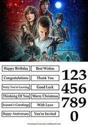 Stranger Things A5 Quick Card